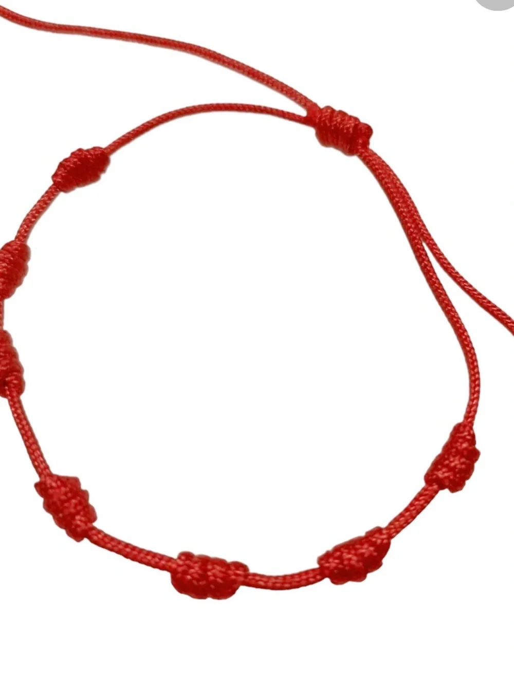 Red Knotted Cord Bracelet - Women Accessories
